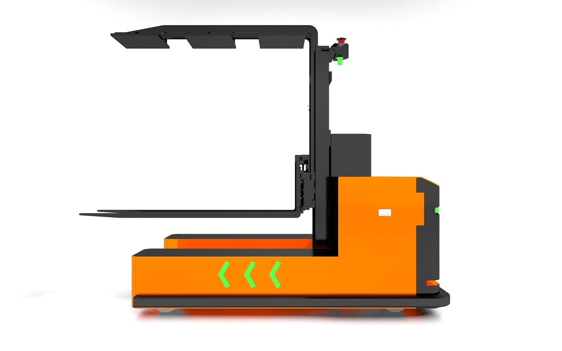 Forward Moving Automated Guided Forklift AGV 3T Load Capacity  Four Wheel Drive