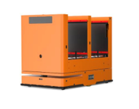 70dB AGV Automated Guided Vehicle Double-Layer Roller Backpack AGV Material Box Docking Single 50KG-100KG Customized