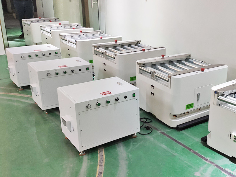 Custom Made AGV Automated Guided Vehicle Material Box Single Roller Backpack AGV Differential Drive