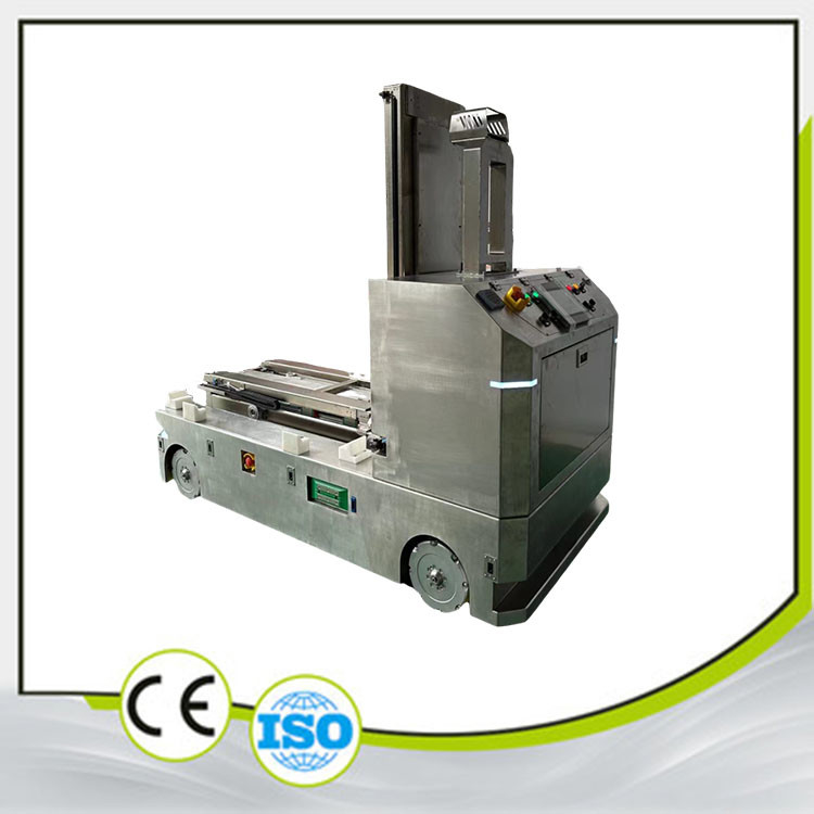 Dust-Free AGV Automated Guided Vehicle LCD Panel Transportation Forward Movement Lengthening And Lifting