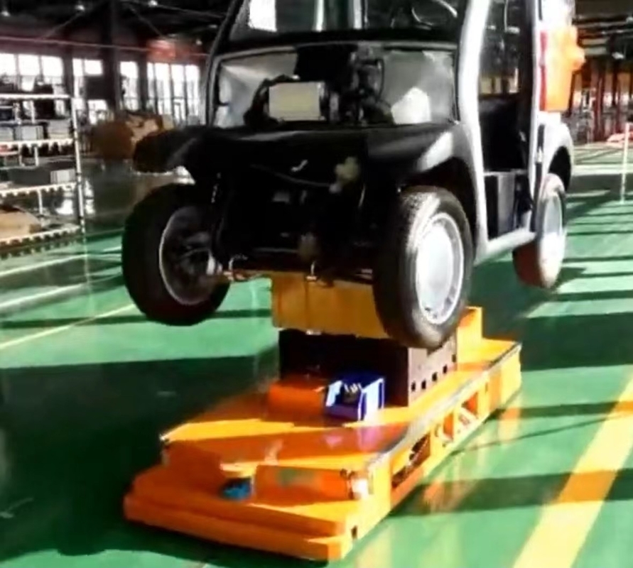 Electric Single-Lift Omnidirectional AGV Automated Guided Vehicle 1500KG Load Capacity Steering Wheel Drive