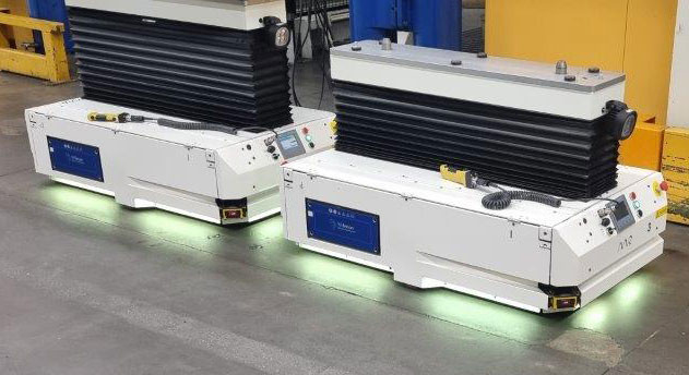 Customized Lifting AGV Automatic Guided Vehicle With All-Round Mecanum Wheel Drive Precise Docking Load 1500KG