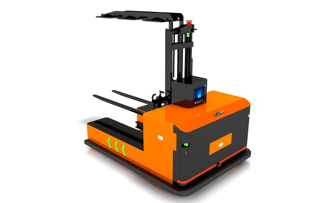 Forward Moving Automated Guided Forklift AGV 3T Load Capacity  Four Wheel Drive