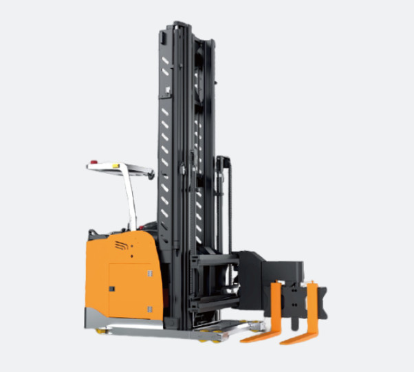 Three Way Fork Mode Automated Guided Vehicle Forklift  Load 1500KG Narrow Lane