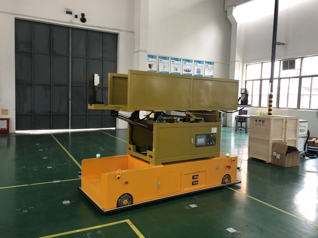 Lifting Platform Mecanum Wheel Omnidirectional AGV Automated Guided Vehicle Load 1000kg High-Precision Movement